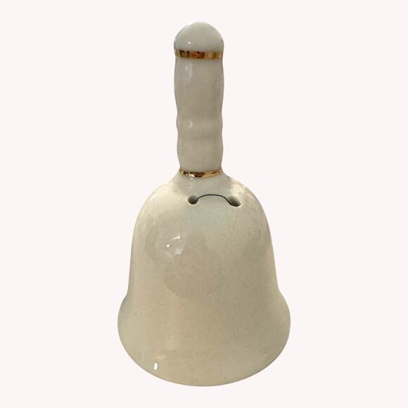 Christmas Snowman Handbells Porcelain Holiday Bells Winter Decor Lot 4 - Picture 6 of 10